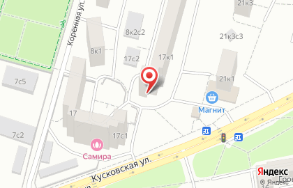 Участковый пункт полиции район Новогиреево на Кусковской улице, 17 к 1 на карте