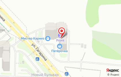 Компания Дом Дверей на улице Гагарина на карте