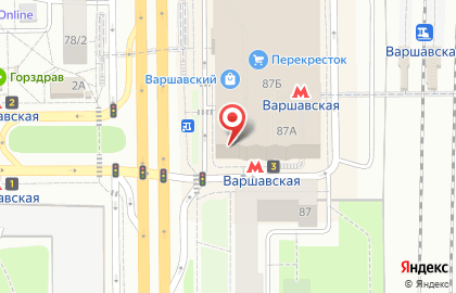 Магазин средств по уходу за волосами Золотые ножницы на карте