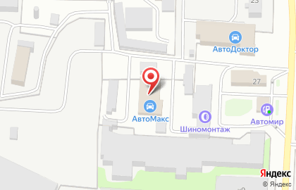 Автосервис АвтоМакс на улице Мира на карте