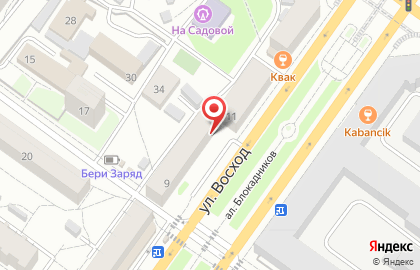 Общежитие СибГУТИ в Октябрьском районе на карте