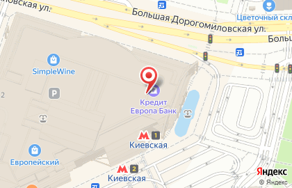 Мастерская Часовых дел мастер на площади Киевского Вокзала на карте