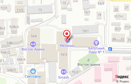 Отель Мезонин на карте
