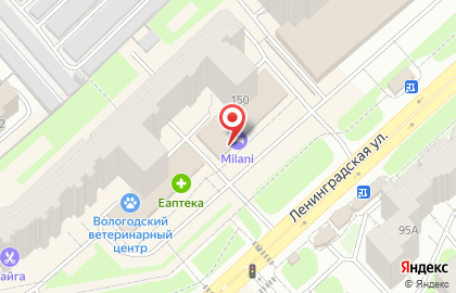 Торговый дом Велест на улице Ленинградской на карте