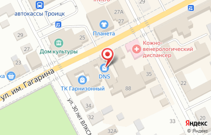 Сервисный центр DNS в Челябинске на карте
