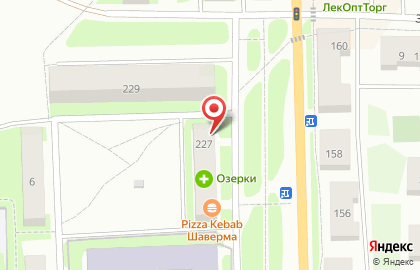 Продовольственный магазин, ИП Лавренов О.П. на карте