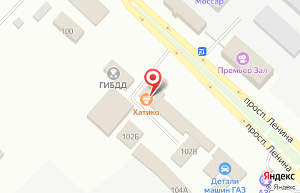 Хатико, суши-бар на проспекте Ленина на карте