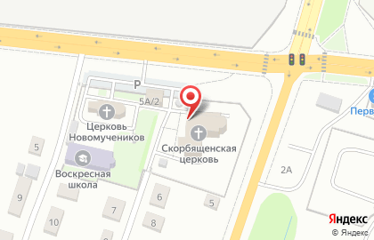 Церковь в честь иконы Божией Матери Всех скорбящих Радость на карте