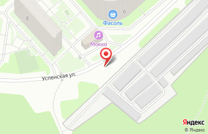 Шиномонтажная мастерская на Успенской улице на карте