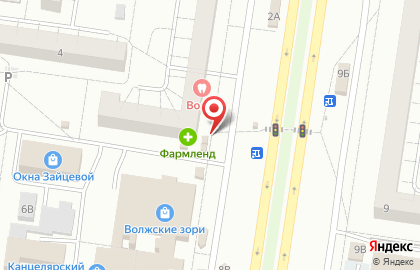Магазин по продаже овощей и фруктов в Автозаводском районе на карте