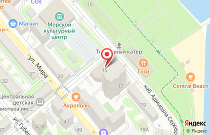 Аппарат по продаже питьевой воды H2Osmos в Новороссийске на карте