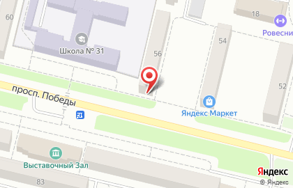 Федеральная сеть Фианит-Ломбард на проспекте Победы, 56 в Каменске-Уральском на карте