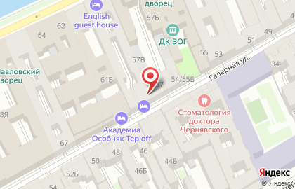 Петремстрой на карте