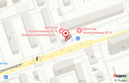 Цветы 24 часа на улице Орджоникидзе на карте