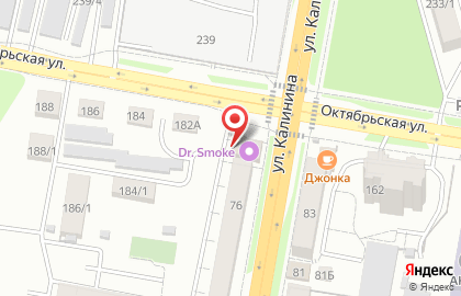 Стоматологическая клиника 32 Карата на Октябрьской улице на карте