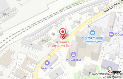 Клиника лечения боли NP Clinic в Фрунзенском районе на карте