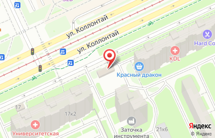 Магазин кондитерских изделий на проспекте Большевиков на карте