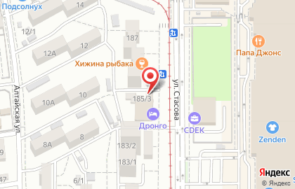 Фотоателье Аватар в Карасунском районе на карте