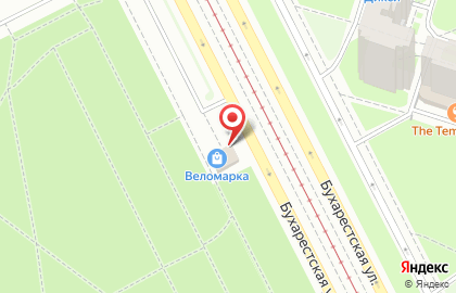 Спартания на Бухарестской улице на карте