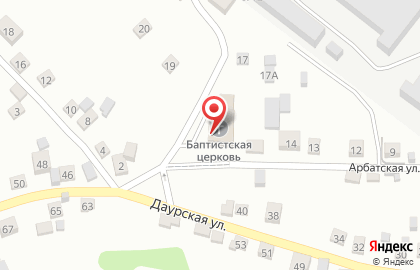 Первая Новокузнецкая церковь евангельских христиан-баптистов на карте