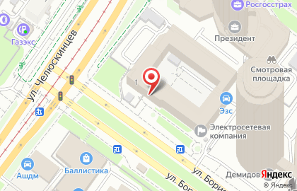 ЕЭСК, ОАО Екатеринбургская электросетевая компания на карте