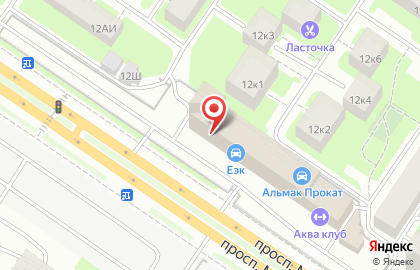 Интернет-магазин Cornu.ru на проспекте Маршала Блюхера на карте
