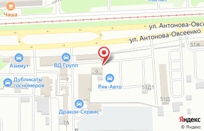ООО РемТранс на улице Антонова-Овсеенко на карте