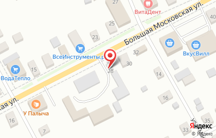Магазин строительно-отделочных материалов Молоток на Большой Московской улице на карте
