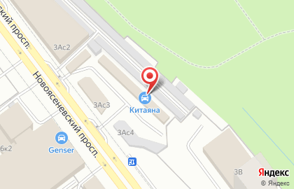 Магазин автозапчастей Кореана в Ясенево на карте