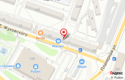 Супермаркет Магнит в Кировском районе на карте