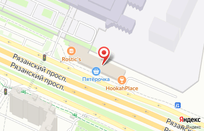 Стоп-кадр на улице Рязанский на карте