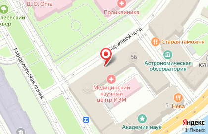 Император на Менделеевской улице на карте