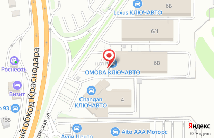 Автосалон Ключавто на Аэропортовской улице, 6В на карте