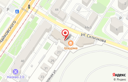Торговая компания Вектор на проспекте Чайковского на карте