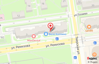 Вело Колпино на карте