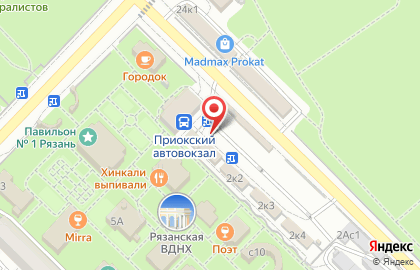 Магазин печатной продукции Роспечать на Окском шоссе на карте