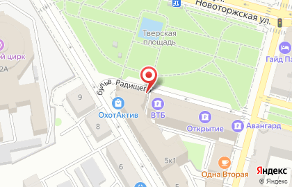 ЦВЕТОПТТОРГ на Тверской площади на карте