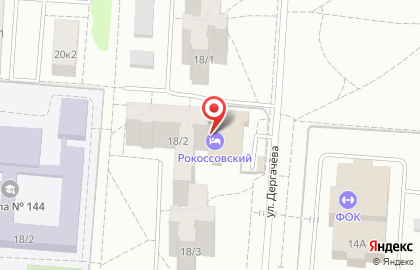 Банно-гостиничный комплекс Андреевские бани на улице Рокоссовского на карте