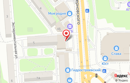 Компания Автоцвет58.рф на Экспериментальной улице на карте