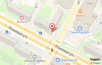 Кафе Лоза в Пролетарском районе на карте