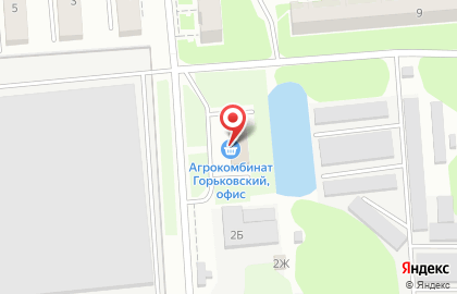 Агрокомбинат Горьковский на Тепличной улице, 2а на карте