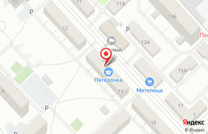 Универсам Пятёрочка на улице Веры Волошиной на карте