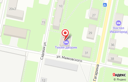 Гостиница Тихий дворик на карте