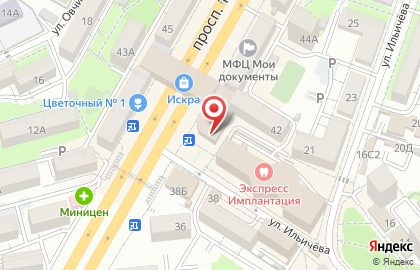 Микрокредитная компания Экспресс Наличные в Первореченском районе на карте