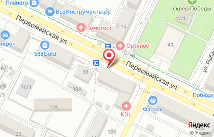 Будь здоров, ООО Аптечная сеть О3 на Первомайской улице на карте
