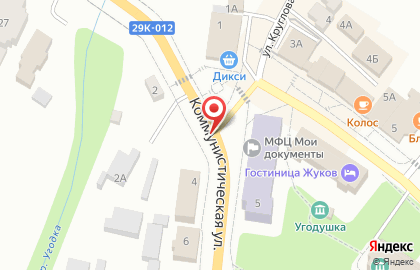 1C в Восточном переулке на карте