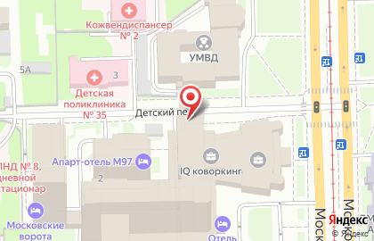 Банкомат Банк Уралсиб на Московском проспекте на карте