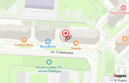 Творческая мастерская Всяко-Разно в Октябрьском районе на карте