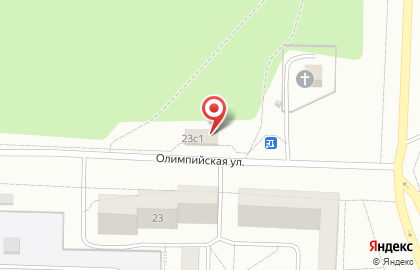 Продовольственный магазин Смак на Олимпийской улице на карте