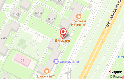 Кондитерский магазин Карат Плюс на метро Спасская на карте
